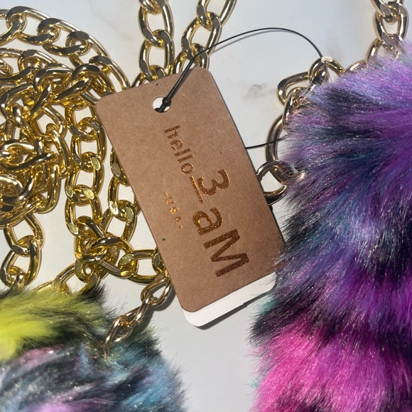 Hello 3AM Faux Fur Leopard Crossbody Bag – NWT - Picture 3 of 5